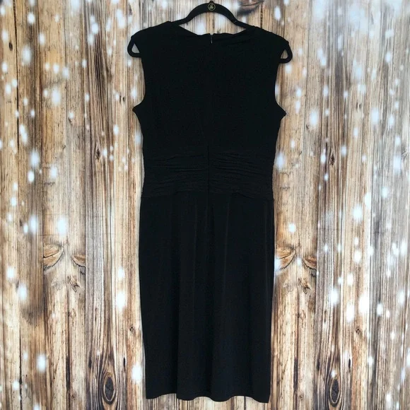NWT Calvin Klein Black Sleeveless Dress - Picture 4 of 4